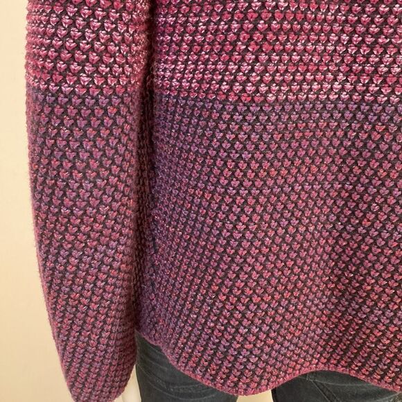 Chico’s Jacket Cotton Knit Purple and Red Violet Size 0 US Small - Picture 6 of 9
